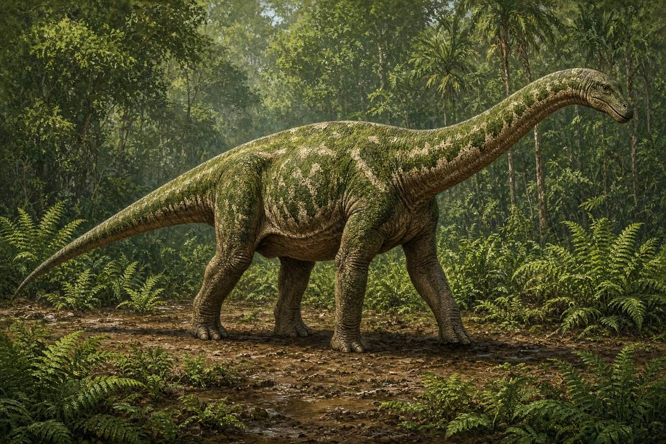 Original drawing of Savannasaurus