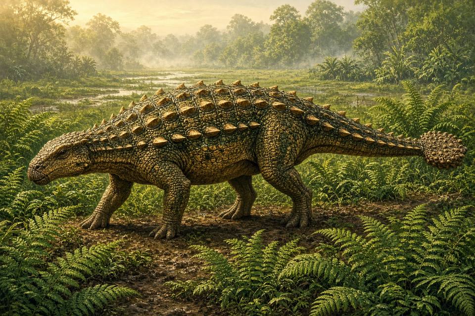 Original drawing of Scolosaurus