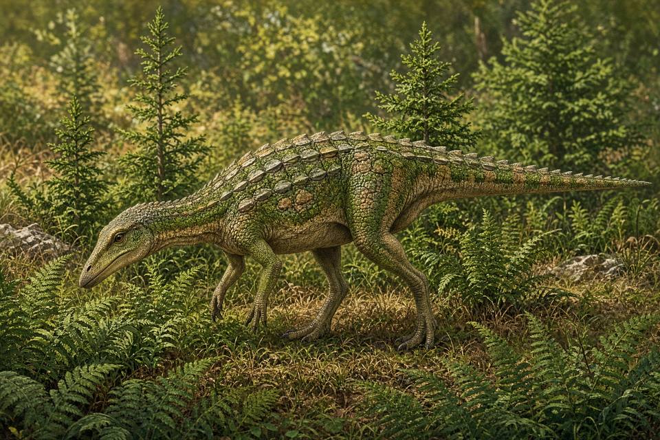 Original drawing of Scutellosaurus