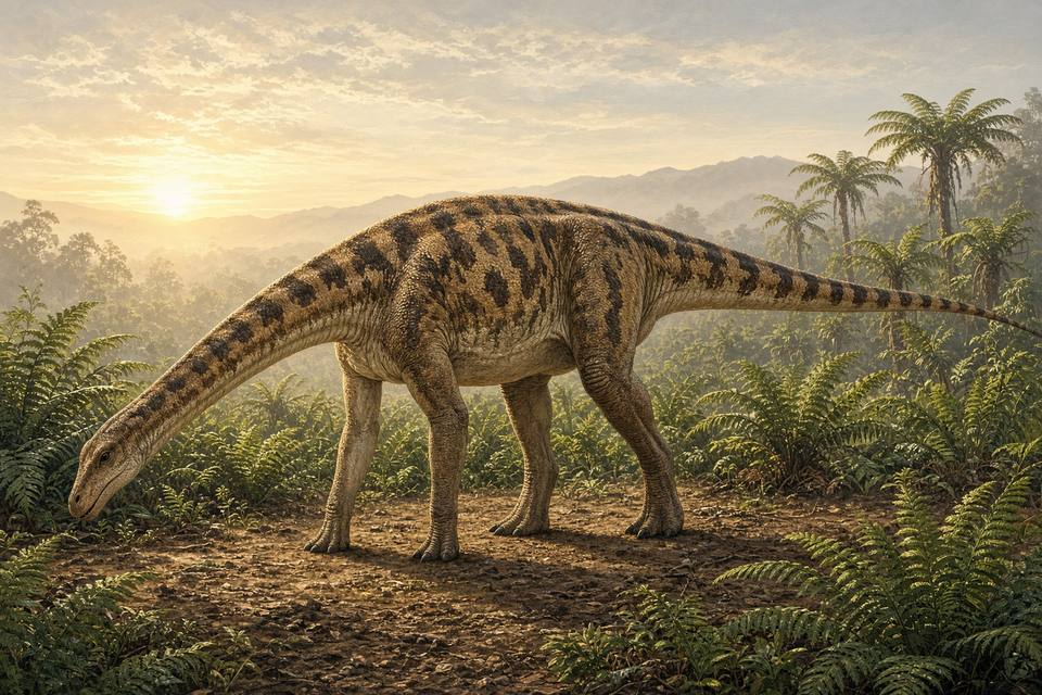 Original drawing of Sefapanosaurus