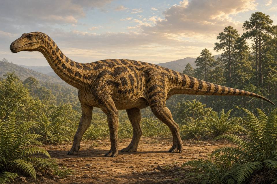 Original drawing of Shuangmiaosaurus
