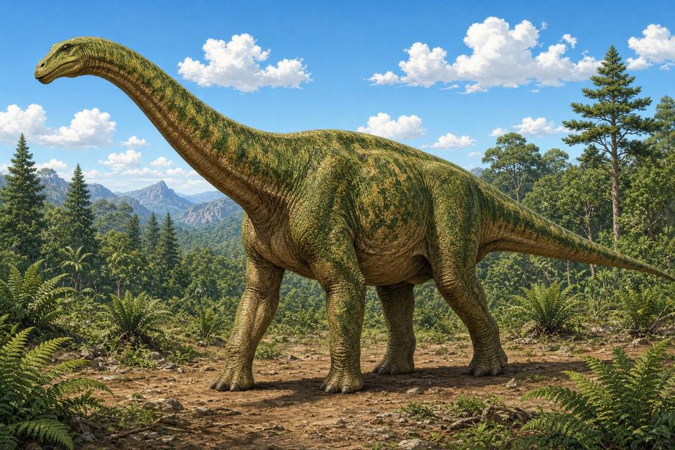 Original drawing of Shunosaurus