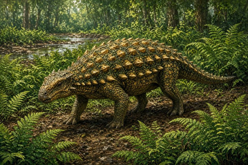 Original drawing of Silvisaurus