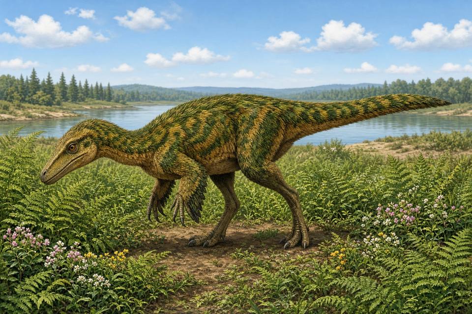Original drawing of Sinocalliopteryx