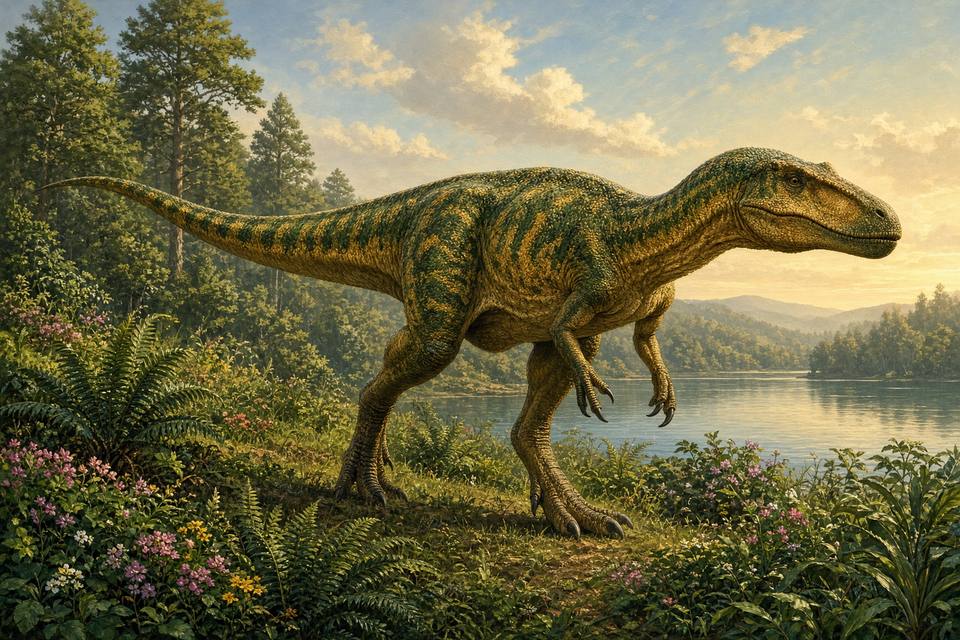Original drawing of Sinotyrannus