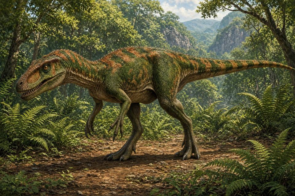 Original drawing of Sinraptor