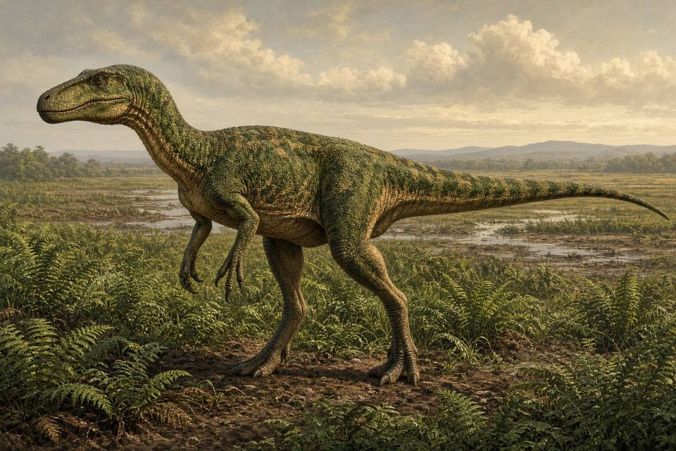 Original drawing of Skorpiovenator