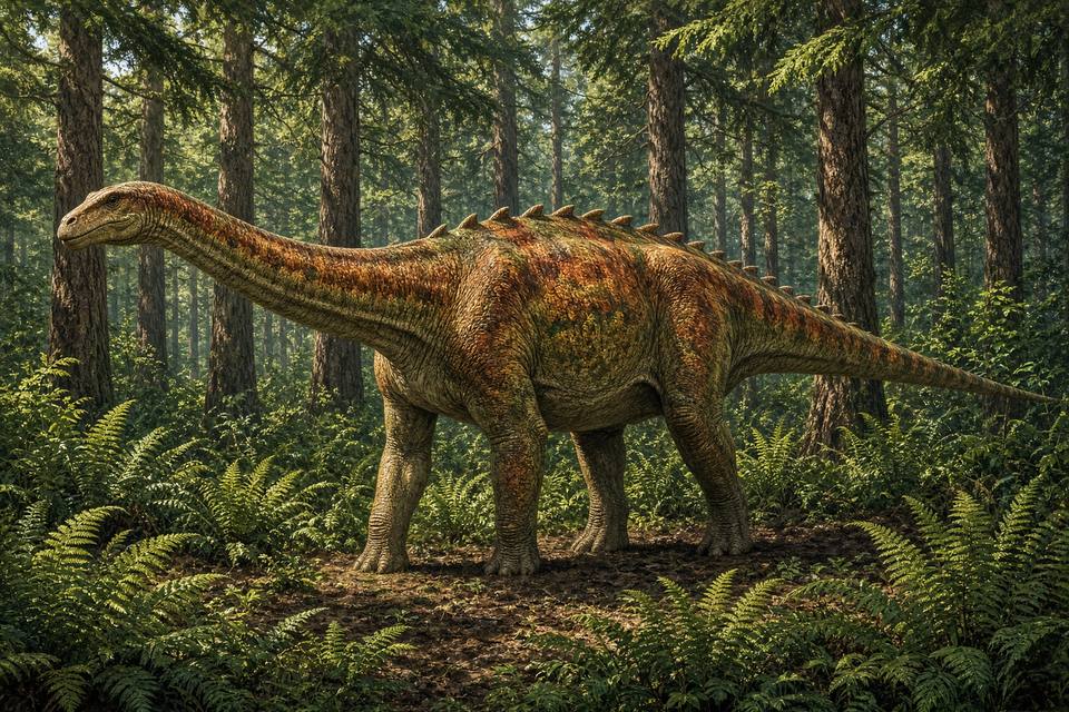 Original drawing of Spinophorosaurus