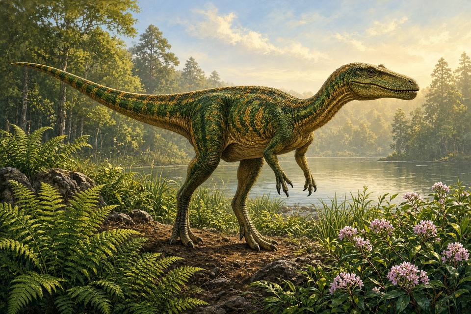 Original drawing of Suchosaurus