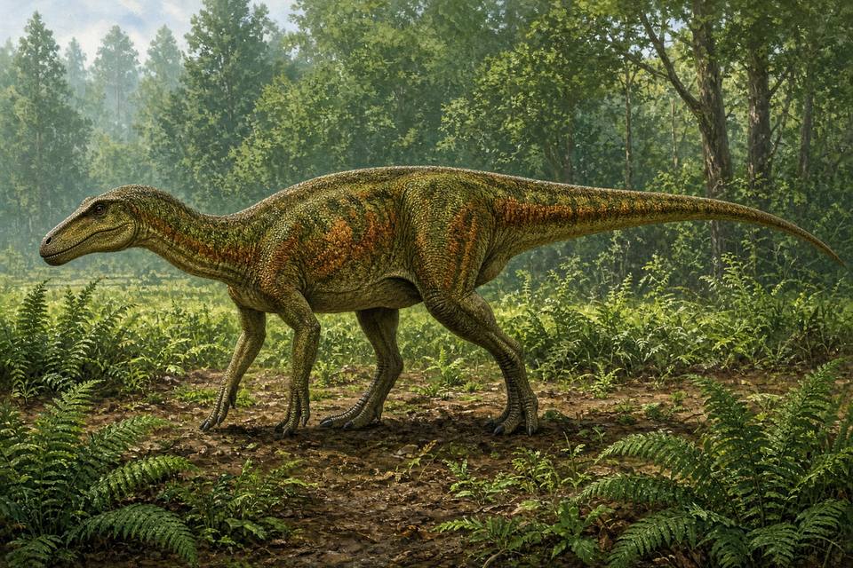 Original drawing of Telmatosaurus