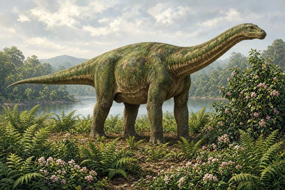 Original drawing of Tengrisaurus