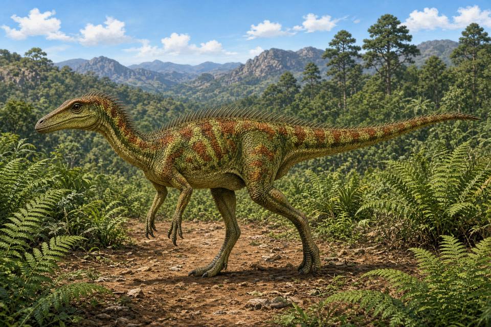 Original drawing of Tianyulong