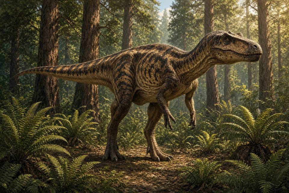 Original drawing of Torvosaurus