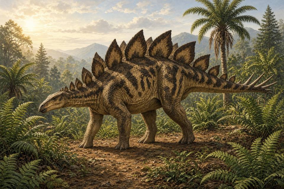 Original drawing of Tuojiangosaurus