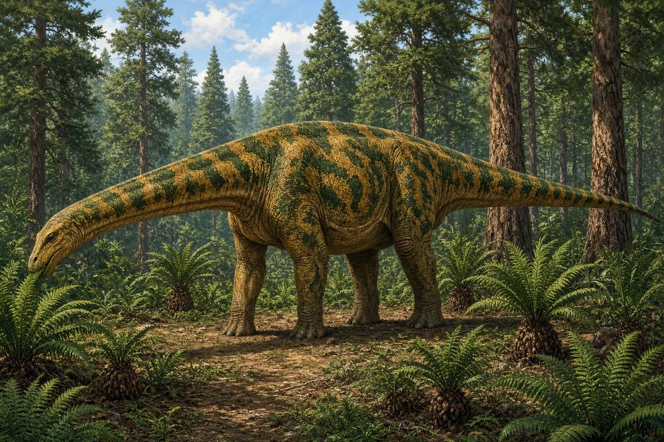 Original drawing of Turiasaurus