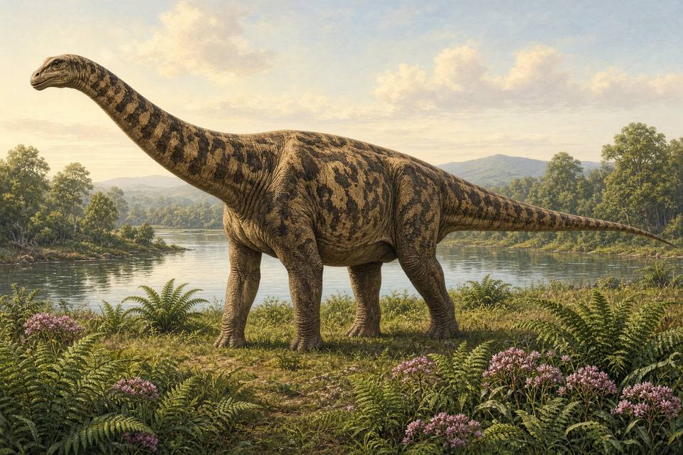 Original drawing of Ultrasaurus