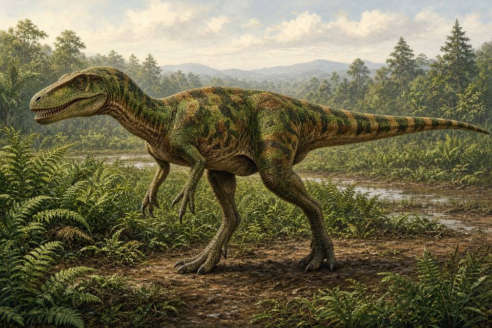 Original drawing of Ulughbegsaurus