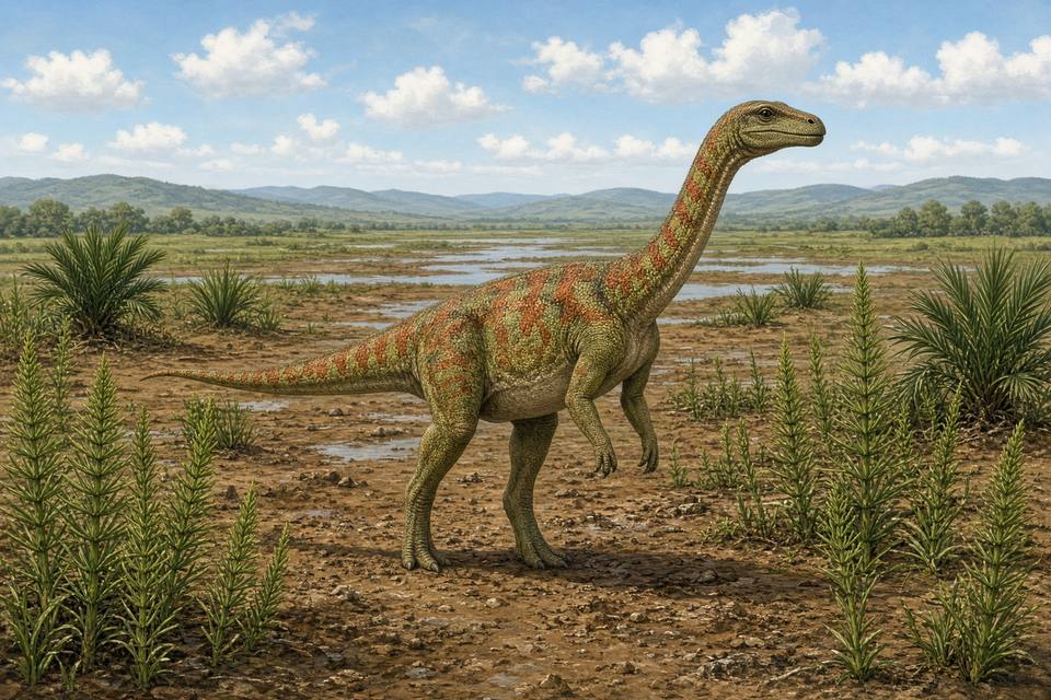 Original drawing of Unaysaurus