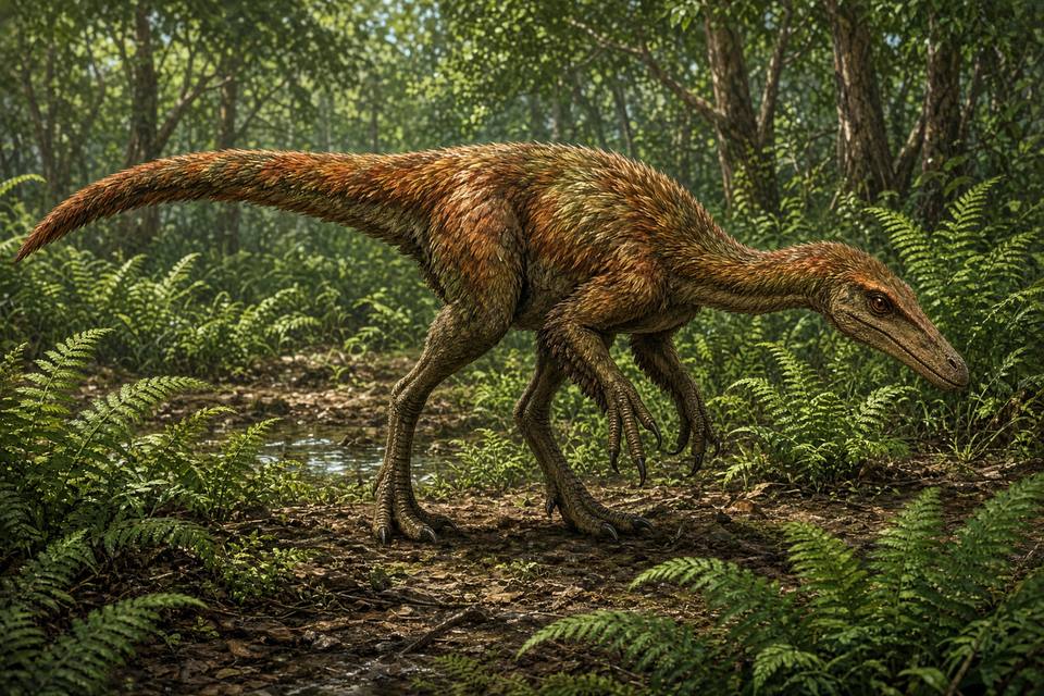 Original drawing of Unenlagia