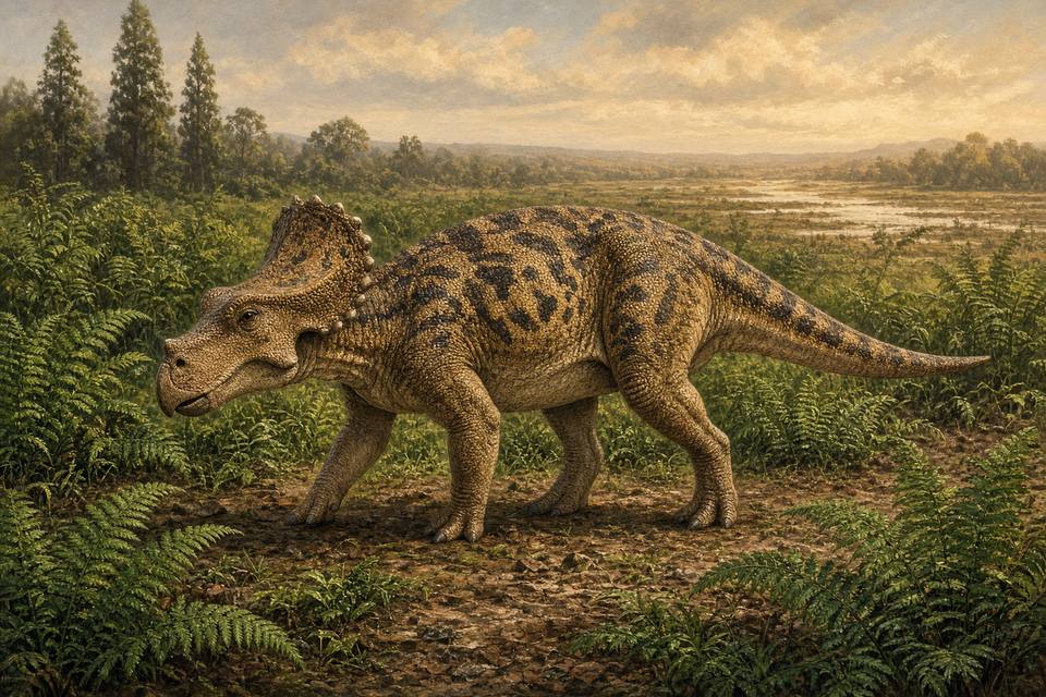 Original drawing of Unescoceratops