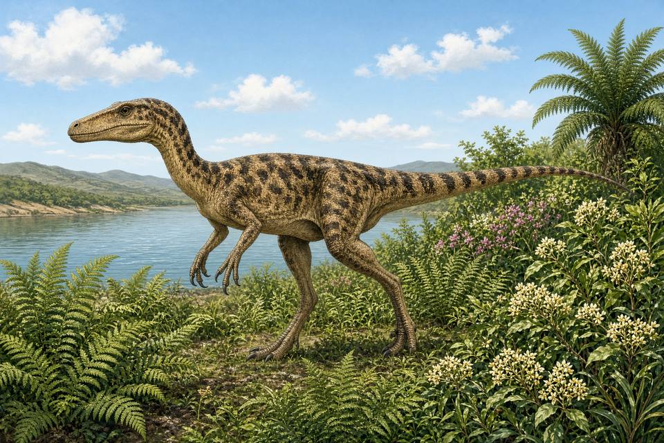 Original drawing of Vespersaurus