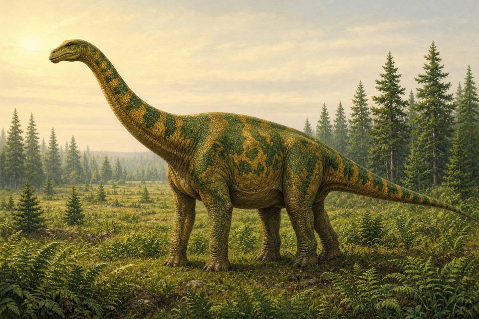 Original drawing of Vulcanodon