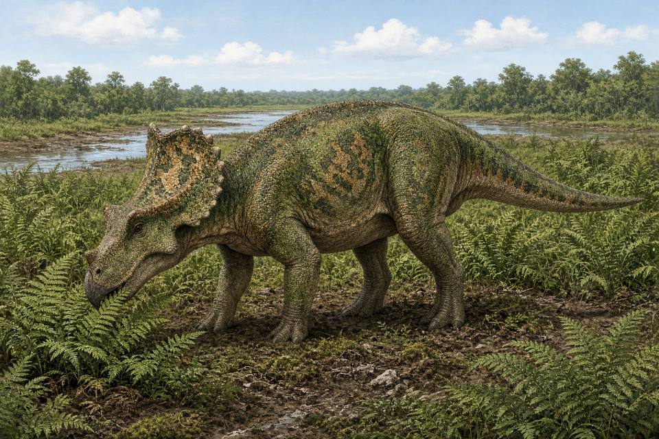 Original drawing of Xenoceratops