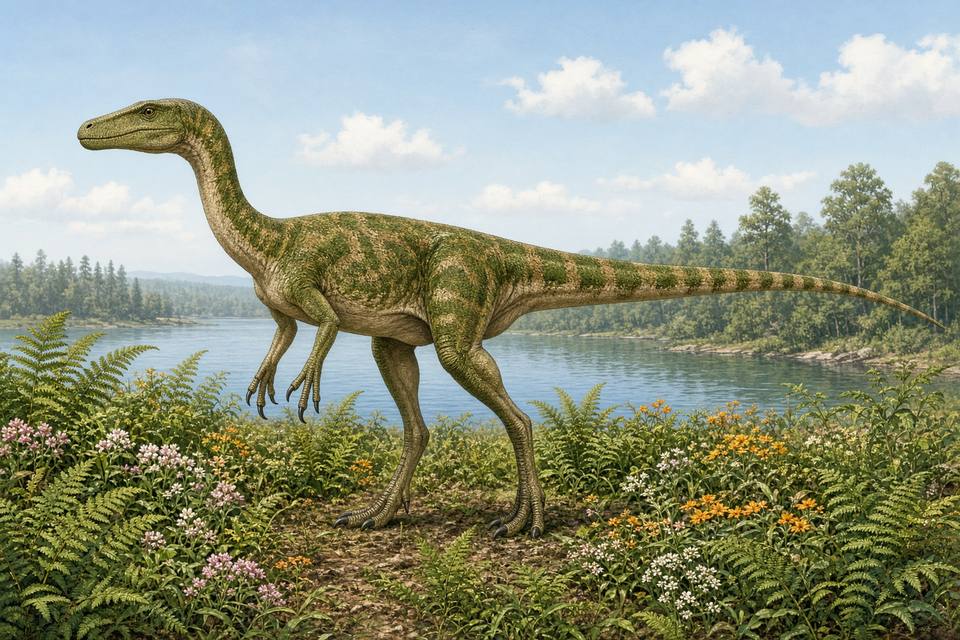 Original drawing of Xingtianosaurus