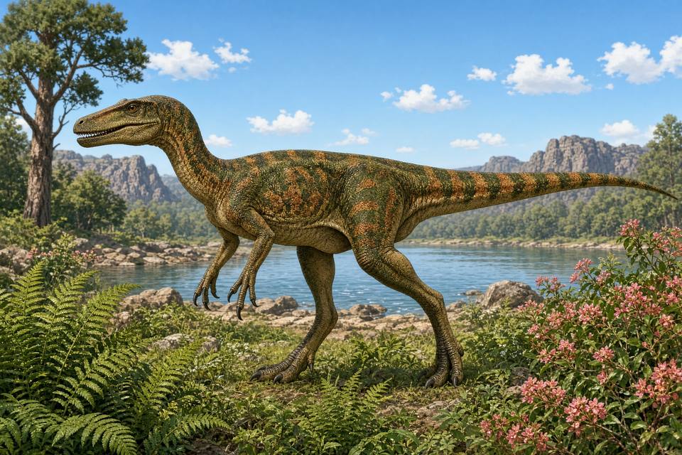 Original drawing of Xinjiangovenator