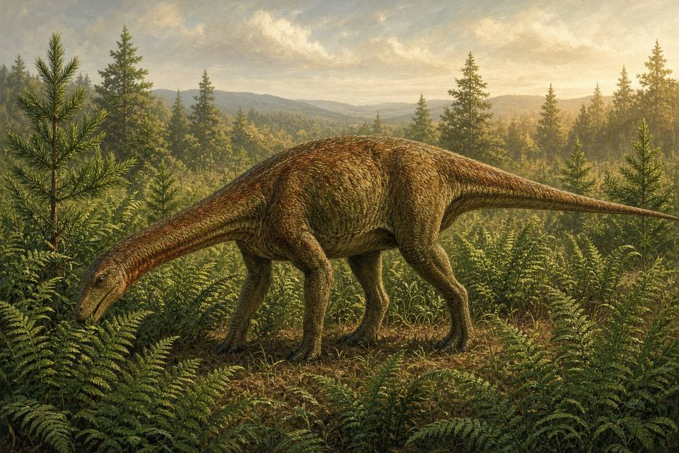Original drawing of Yizhousaurus