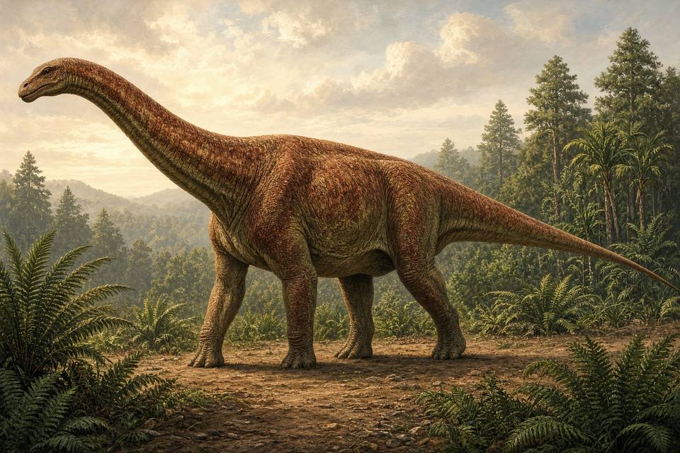 Original drawing of Zigongosaurus