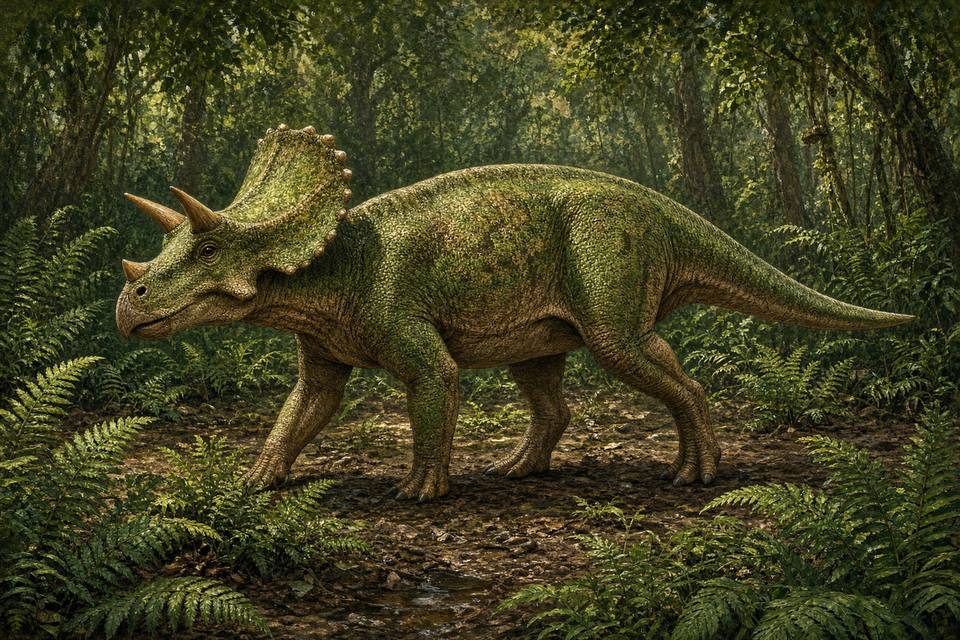 Original drawing of Zuniceratops